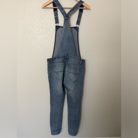 Volcom Super Stoned Skinny Denim Overalls Size XS - Picture 4 of 14